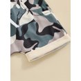 thumbnail image 7 of Suealasg Toddler Boys Summer Outfits Clothes 6M 1T 2T 3T Short Sleeve Camouflage Print T-Shirt Tops Elastic Shorts 2Pcs Causal Beach Clothing for Baby Boy, 7 of 7