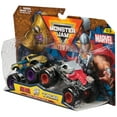 thumbnail image 6 of Monster Jam Marvel Thanos Vs. Thor Die-Cast Vehicle 2-Pack 1:64 Scale, 6 of 6