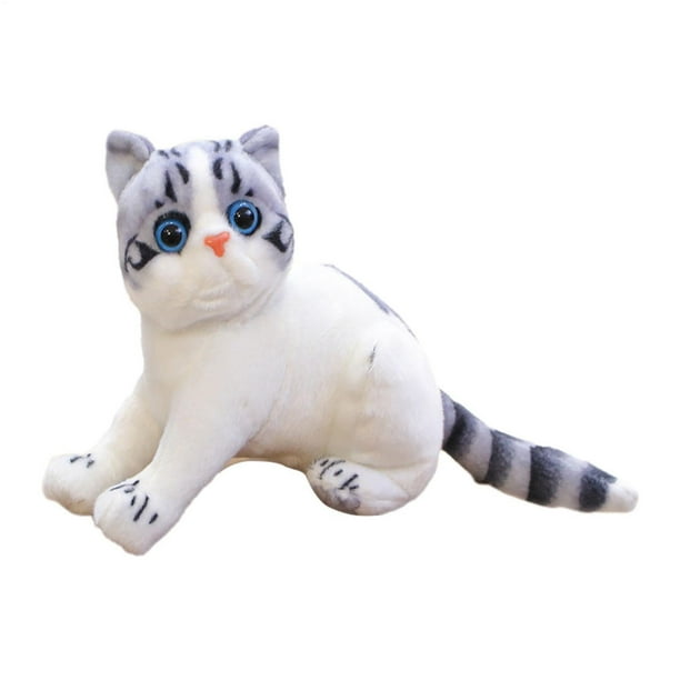 Gatos de colección de muñecas de animales linda figura adorable peluche animal gato juguete para niñas niños adultos