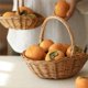 thumbnail image 4 of Cesta de Mimbre con Asa, Cesta de Compras de Mimbre, Cesta de Regalo, Cestas de Picnic, Cesta de Almacenamiento de Cocina - Grande, 4 of 5