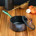 Thyme & Table NonStick 2.5 Quart Rainbow Sauce Pan with Glass Lid