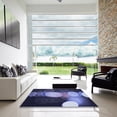 thumbnail image 6 of Ahgly Company Indoor Square Patterned Medium Slate Blue Area Rugs, 5' Square, 6 of 6