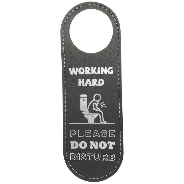 Please Come In Sign Do Not Disturb Sign for Door Knob Double-sided Door Hanger Sign for Washroom