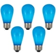 thumbnail image 5 of Pack of 25 Opaque LED S14 Blue Christmas Replacement Bulbs, 5 of 6