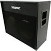 Seismic Audio Luke-2x12V, Empty 12" Guitar Cabinet, Black Tolex/Black Cloth Grill