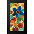 thumbnail image 2 of Vassileva, Silvia 11x18 Black Modern Framed Museum Art Print Titled - Summer Floral Panel I, 2 of 5