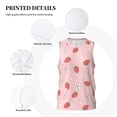 thumbnail image 3 of Sikiie Floral Strawberr Basketball Jersey Reversible Men's Mesh Athletic Sports Shirts Training Practice S-4XL4X-Large, 3 of 6