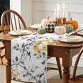 thumbnail image 3 of Country Style Cotton Linen Table Runner, Washable Table Runners for Kitchen, Dining Room, Holiday, Home Party Table Decor, 13x72 Inches, 3 of 9