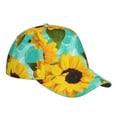 thumbnail image 3 of Haiem Sunflowers With Green Leaves Baseball Cap Dad Hat Cotton Soft Adjustable Fashion Hats for Men Women Unisex Style Headwear, 3 of 9