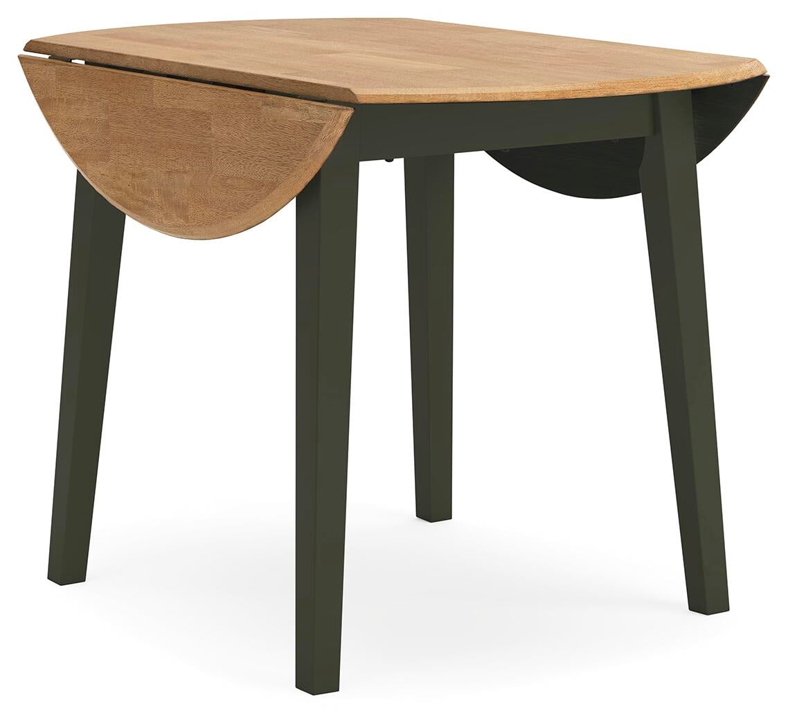 Signature Design by Ashley Gesthaven 2 Drop Leaf Dining Table, Green