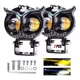 thumbnail image 1 of Par Faros Auxiliares Led 80w Alta/baja Doble Color Auto Moto, 1 of 8