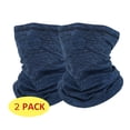thumbnail image 1 of 2 Pcs Cache-Cou en Molleton Masque de Ski Coupe-Vent Doux Cache-Cou Ski Randonnée Course Bleu Marine, 1 of 7