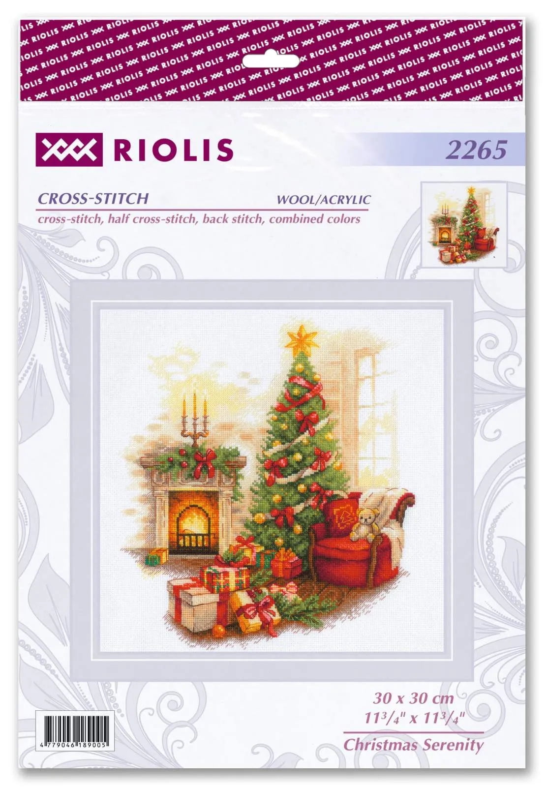 RIOLIS Counted Cross Stitch Kit 11.75"X11.75"-Christmas Serenity