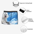 thumbnail image 3 of Balery Cute Cloud Bichon Frise Calzoncillos bóxer para hombre, ropa interior de algodón suave y transpirable con cinturilla de nailon-XX-Large, 3 of 5