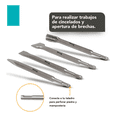 thumbnail image 3 of Kit de Cinceles SDS para Taladro Rotomartillo 25 cm 4 Pzs BLOOSOM, 3 of 5