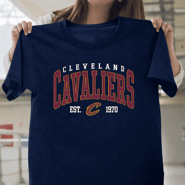 T-Shirt Unisexe Vintage Cleveland Basketball Cavalier Graphique Sport Rétro Fun V40841, jusqu'à la Taille 5TG