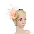thumbnail image 2 of Chapeau de Derby en Forme de Fleur pour Femmes, pour Cocktail, Mariage, Bandeau, 2 of 3