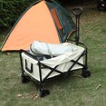 thumbnail image 3 of Carro Plegable Portátil para Acampada Jardín Compras, 3 of 9