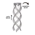 thumbnail image 5 of Candil de Cristal Cortado Gamalux Williams Krystal Trenza 6 Luces, 5 of 5