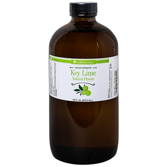 LorAnn Oils 16 oz. All-Natural Key Lime Super Strength Flavor
