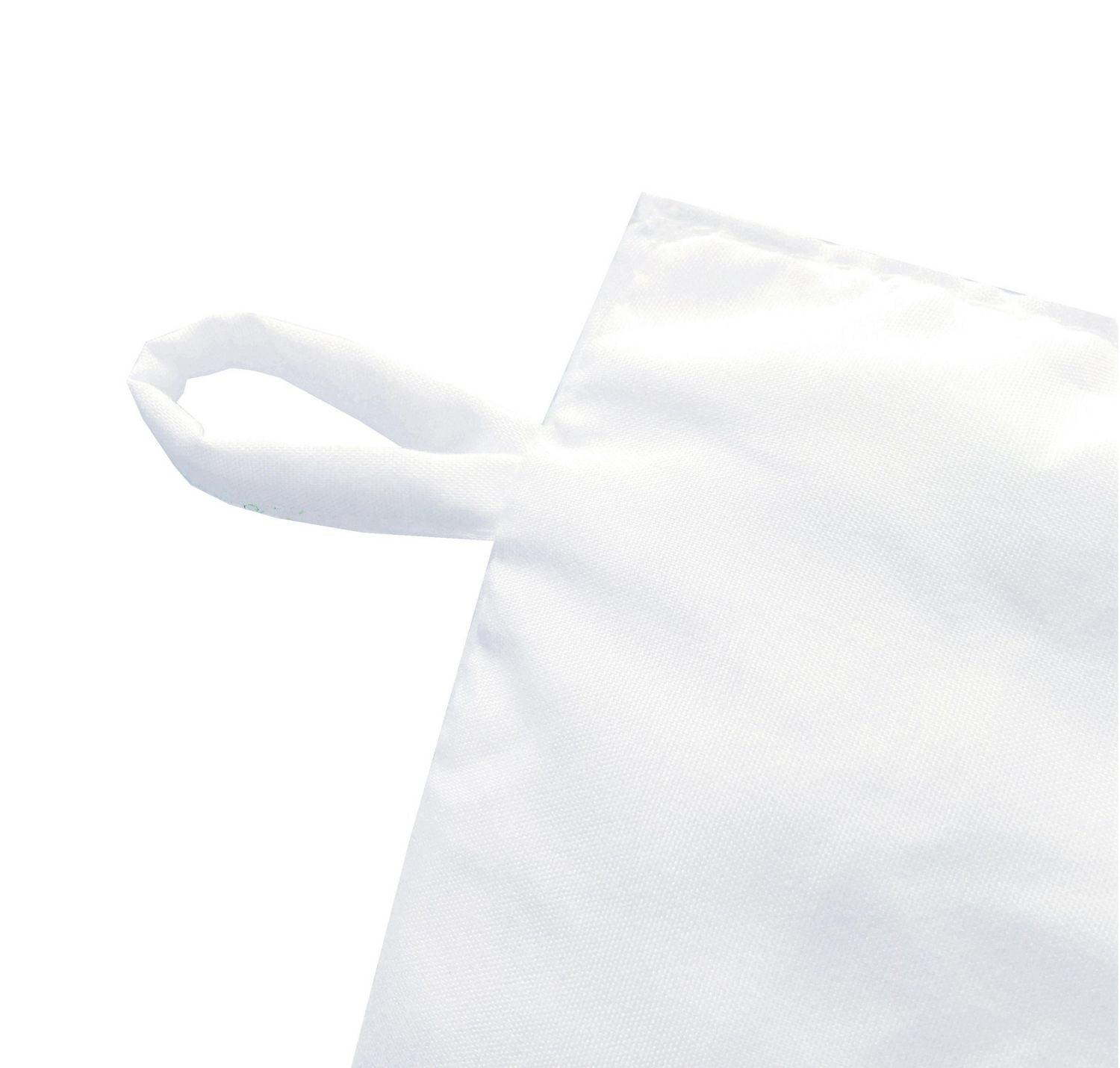 Couette décorative Marina, duvet d'oie ultra doux, matelassée, respirante, de luxe, blanche, toutes saisons, avec pattes d'angle