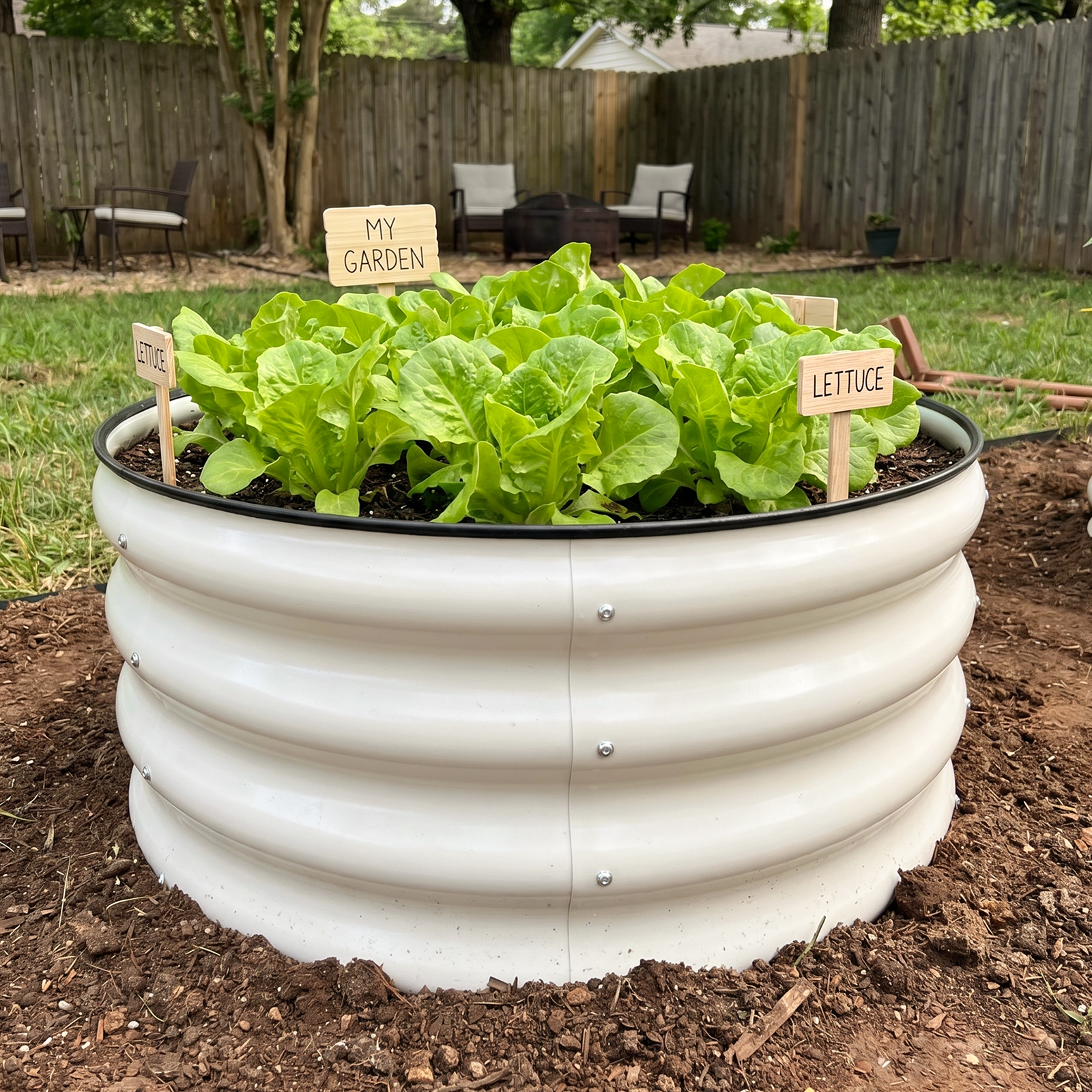 NUGRIART 3-Pack Galvanized Steel Raised Garden Beds, 2x2 Feet photo 6