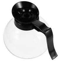 OUNONA Elegant Glass Coffee Pot with Heat Resistant Handle for Stove Top Brewing Coffee and Tea Kitchen Decor 1 Set