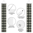 thumbnail image 4 of A Pair Of Decorative Banners 70.9×11.8in Can Be Reused And Easily Installed For Indoor Or Outdoor Or Anywhere Springgreen Buffalo Plaid Check Tartan Scotland_99154_1, 4 of 7