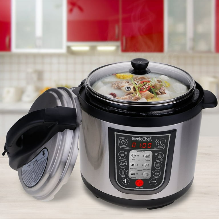 Geek Chef YBW60 11 in 1 Multi Function 6 Quart Slow and Pressure