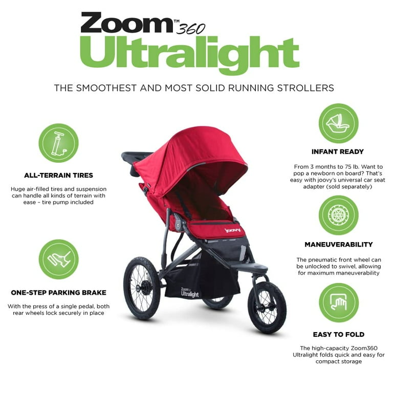 Joovy zoom jogging stroller hot sale