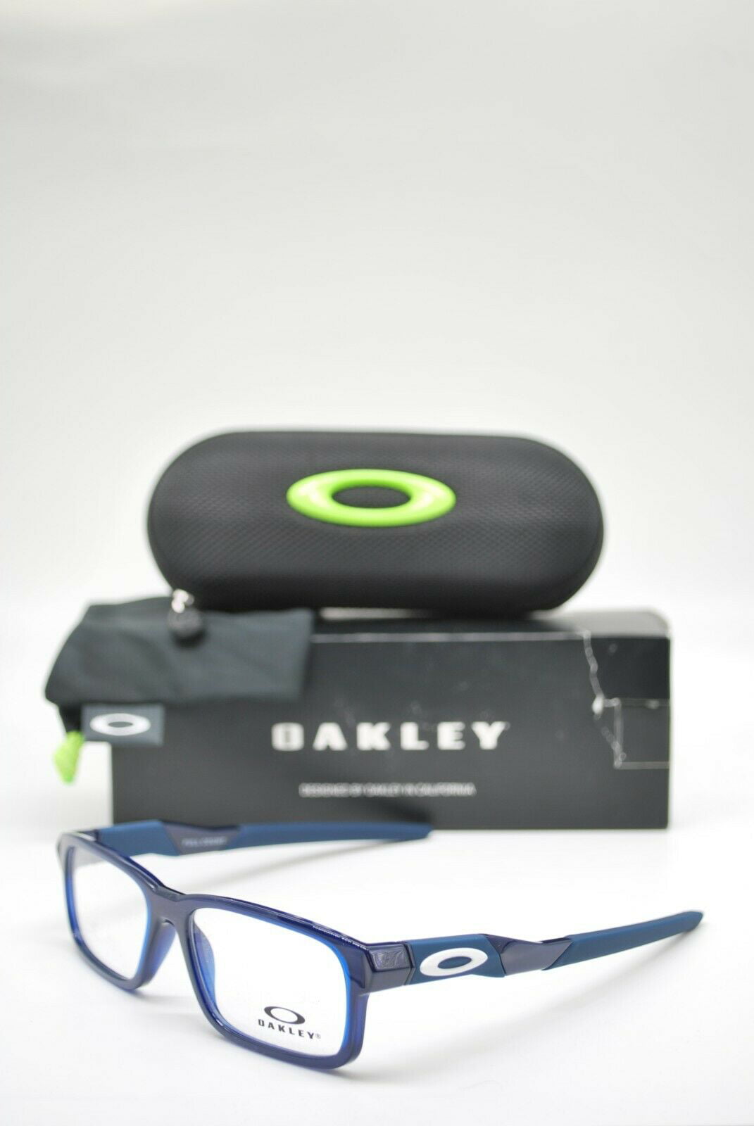 NEW OAKLEY KIDS OY8013-0649 OPH. FULL COUNT ICE BLUE EYEGLASSES FRAME RX  49-14 