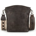 thumbnail image 3 of Montana West Multi Zip Pocket Large Crossbody Bag With Guitar Strap, C-Khaki, 3 of 7
