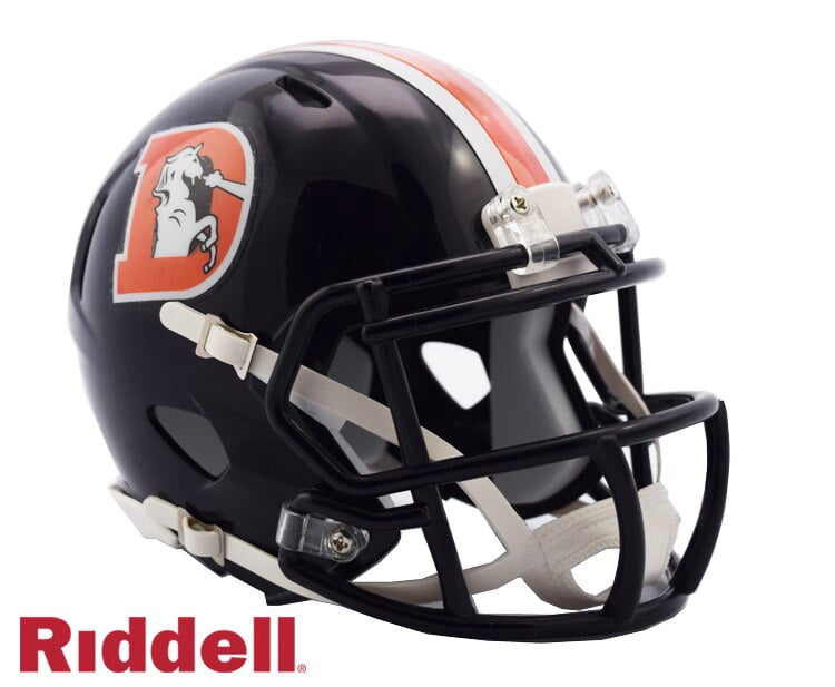 Denver Broncos Color Rush Navy Riddell NFL Speed Mini Helmet