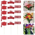 thumbnail image 2 of 15pcs Graduation Party Decorations Glitter Graduation Picks Party Vase Decorations Grad Table Decor, 2 of 5