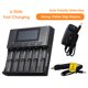 thumbnail image 1 of leyfeng LiitoKala Lii-S6 DC 12V 3A 6Slots Kit de cargadores de baterías inteligentes con cargadores de coche 12V 3A, 1 of 8