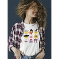 thumbnail image 2 of Japanese Emoji Icons - Cute Cultural Set Graphic Women's T-shirt, 2 of 4