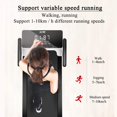 thumbnail image 2 of Tapis Roulant Pliable Pliant Tapis Roulant Électrique Jogging Machine de Marche Équipement de Gymnastique à Domicile Portable 1-10km / H Vitesse Réglable, 2 of 2