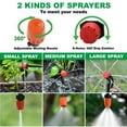 Garden Automatic Drip Irrigation Set,30m Adjustable Micro DIY