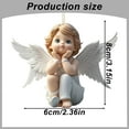 thumbnail image 3 of Adorable Acrylic Little Hanging Ornament Delicate Angel Design Home Decor for Living Room Nursery and Holiday Party Gifting, 3 of 5