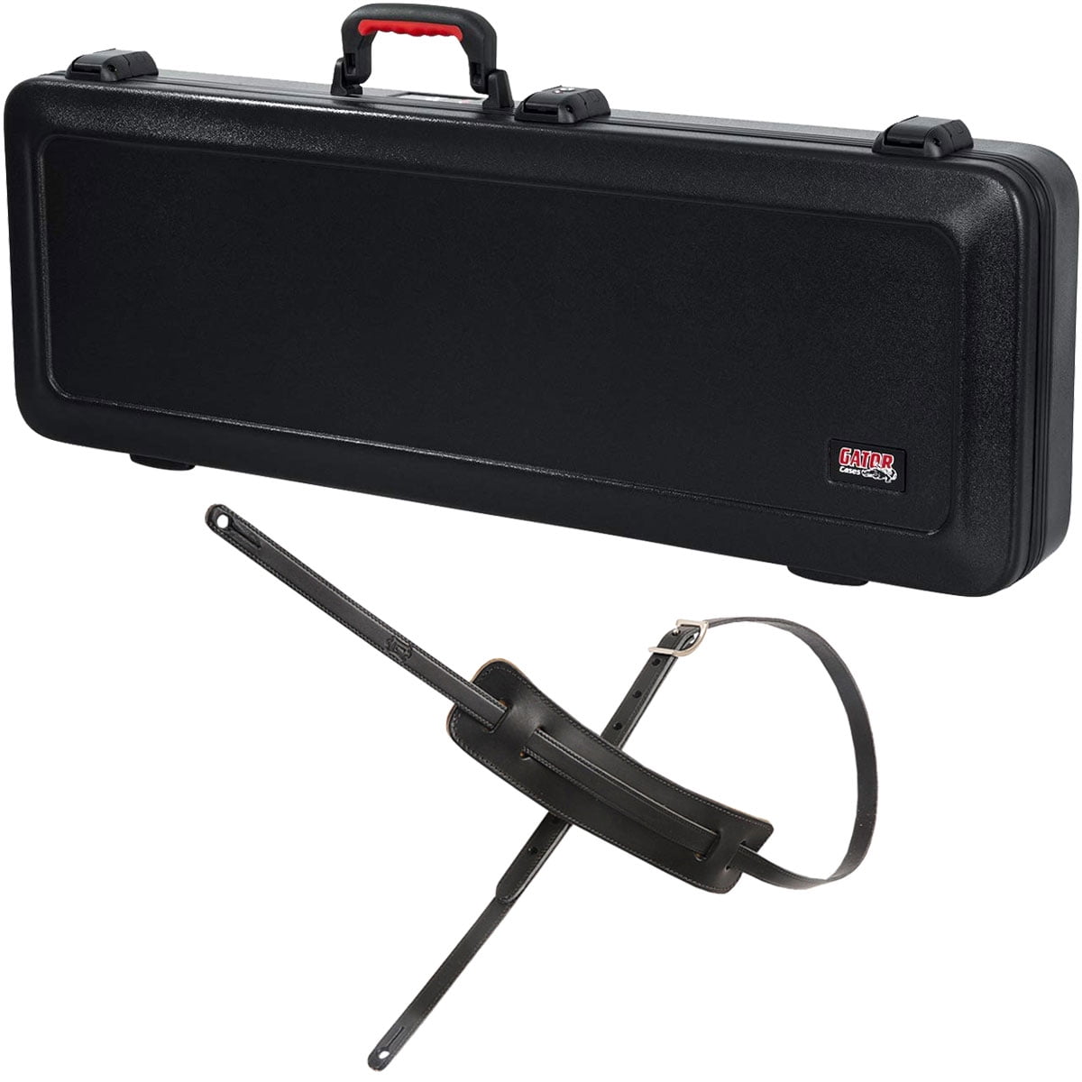 Gator TSA Guitar Series Electric Guitar Case with M25BLK Leather