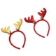 thumbnail image 2 of 2 diademas navideñas decorativas con lentejuelas y cuernos de ciervo para fiestas, accesorios de cosplay, diadema navideña creativa con cuernos de ciervo para adultos y niños, color rojo y dorado., 2 of 4
