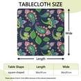 thumbnail image 2 of Tablecloth Boho Chic Mandala Pattern Waterproof Elastic Squre Cover with Back for Spiritual and Healing Space, 2 of 6
