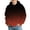 X232 Brick Red, variant on Bysome Boys Hoodies Gradient Long Sleeve Hooded Shirts Autumn Warm Boys Sweatshirts Size 4-5 Years Red