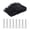 Black, variant on LQQBOX U Shaped Hair Pins, 200 Count for Women Lady Girls Bobby Pins French Historical Hair Pin Hair Styling Pins Hair Accessories, Blonde, 2.36 Inch