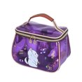 thumbnail image 1 of (2 Pack) Cosmetic Bag Retro Vanity Storage Organizer Large Capacity Transparent Travel Toiletry Pouch for Ladies, 1 of 4