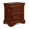 thumbnail image 5 of New Classic Versailles 6-Piece Wood Queen Bedroom Set in Bordeaux Cherry, 5 of 13