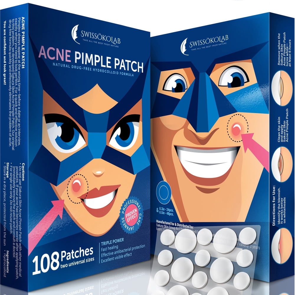 Acne imple Patch Hydrocolloid Acne Stickers Absorbing Spot Dot Cover