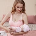 thumbnail image 2 of Babysbule Bras for Women Clearance Ladies Traceless Comfortable Breathable No Steel Ring Front Buckle Breastfeeding Bra Woman Underwear, 2 of 9