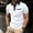 White, variant on UANWENN Men's Leisure Fashion Design Lapel Button Pocket Short Sleeve Tops Thick T Shirts Running Shirts Shirts Plain T Shirts for Men Bulk Classic T Shirts for Men Workout T Shirts for Men Men Small