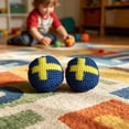 thumbnail image 3 of YiJuHui Funny Expression Soft Sandbags, Hand Crochet Knitted Toss Bags for Catching & Throwing Games, Durable Leather Beanbags for Outdoor Indoor Party Activities, 3 of 5